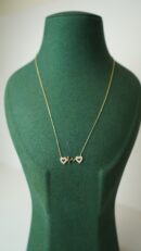 İki Kalp Ritim Kolye