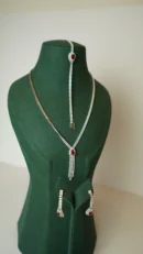 Desenli Mesh Orgu Seti