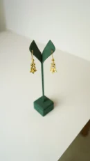 Kucuk Boy Kalin Sade Altın Halka Küpe