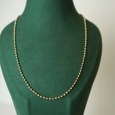 Nostaljik Çiçekli Altın Seti