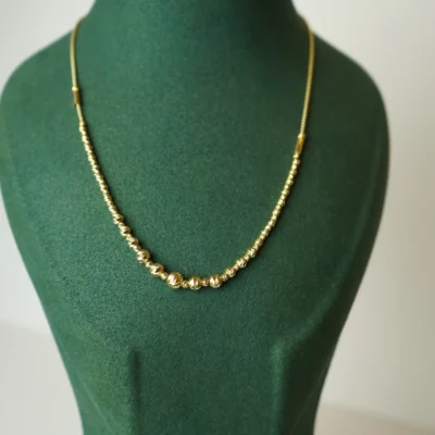 Sarı Fantezi Halka Seti