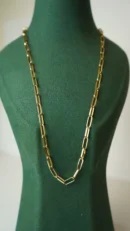 Zarif Bloklu Altın Seti